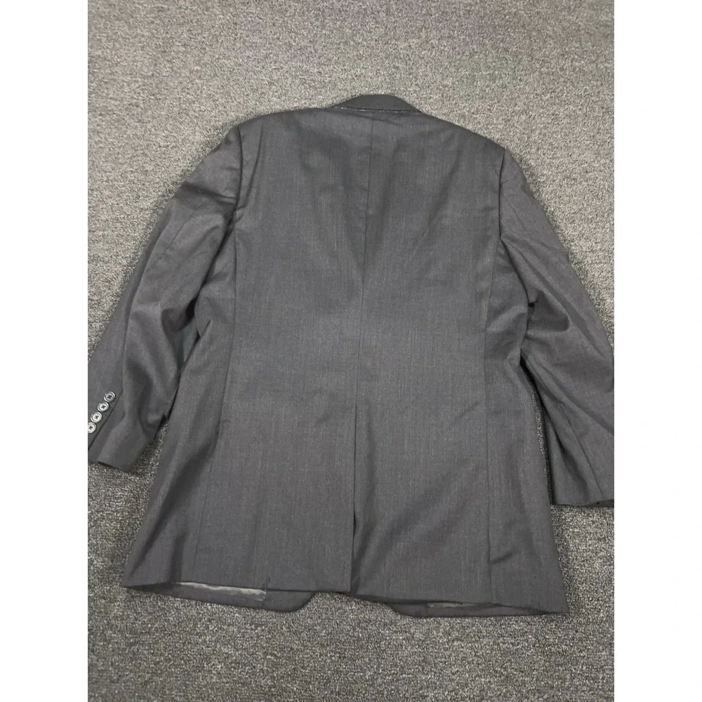 Brooks Brothers Blazer Jacket Men's 40R Gray 1818 Madison Estrato Trabaldo Togna